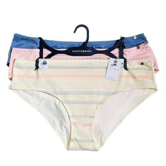 NWT Lucky Brand Microfiber Hipster Panties  3-Pack XL - Picture 1 of 4